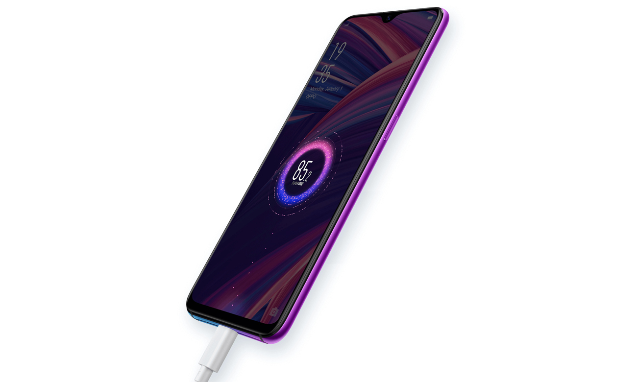 Oppo RX17 Pro podwójna bateria z ładowaniem superVOOC