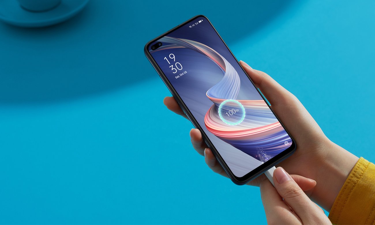 OPPO Reno 4Z 5G i funkcja szybkiego ładowania