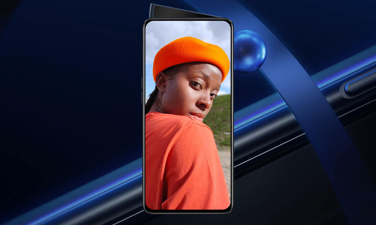 OPPO Reno 2 mechaniczna kamera 16 Mpix bokeh