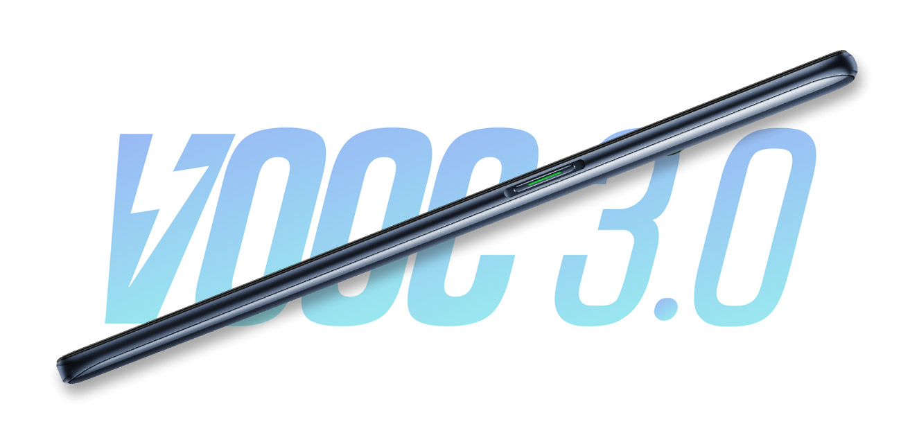 OPPO Reno Z ładowanie vooc 3.0 flash charge