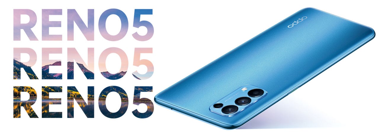Smartfon Oppo Reno5 5G Azure Blue