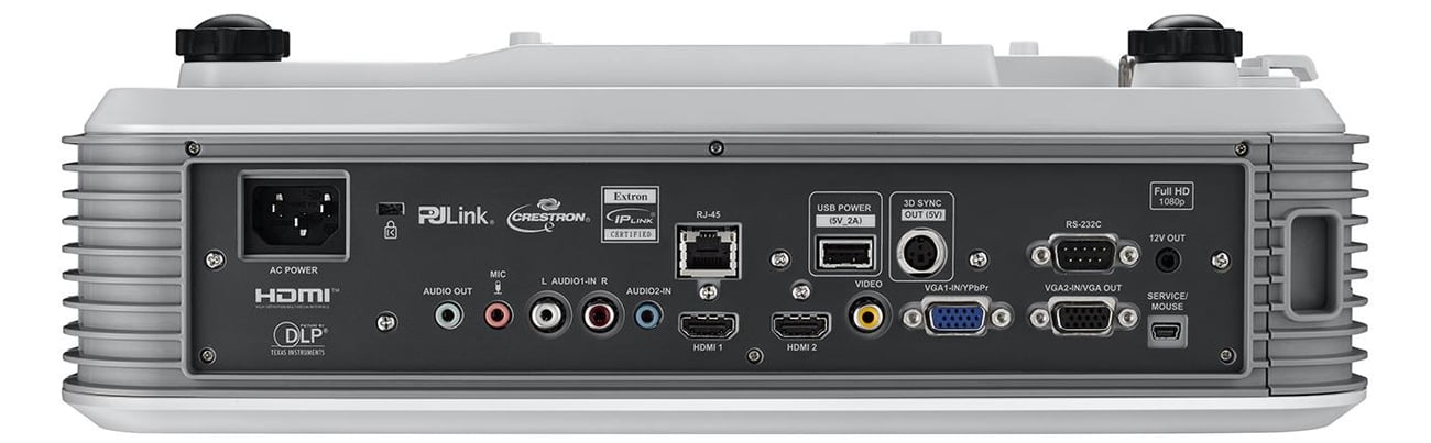 Optoma GT5000 DLP Złącza