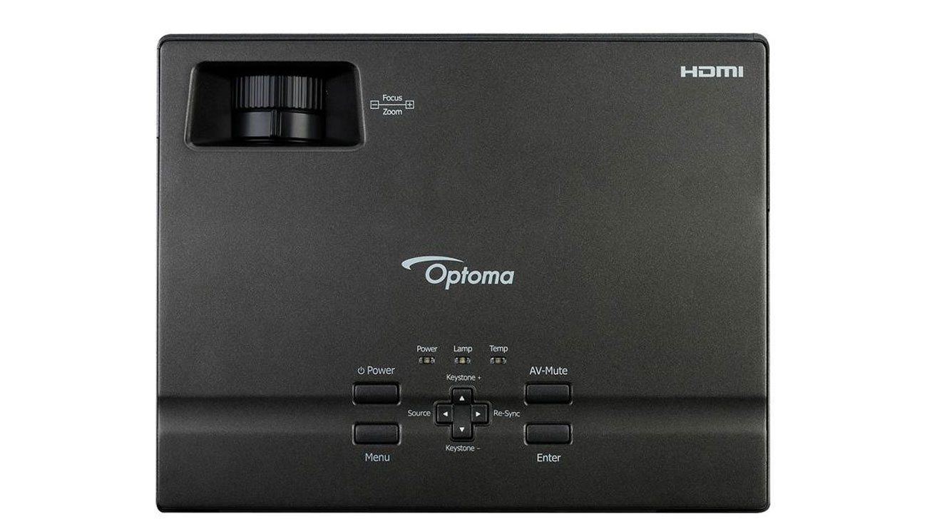 Optoma W304M niski pobor pradu