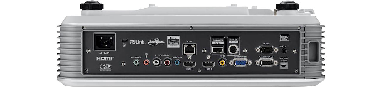 Optoma W319USTire złącza