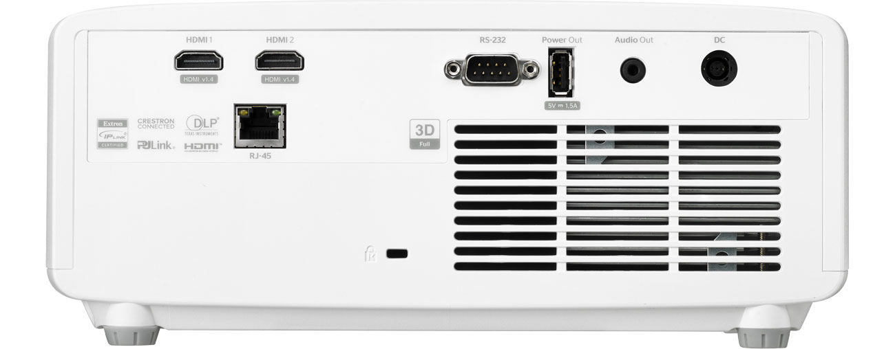 Optoma ZW350ST złącza