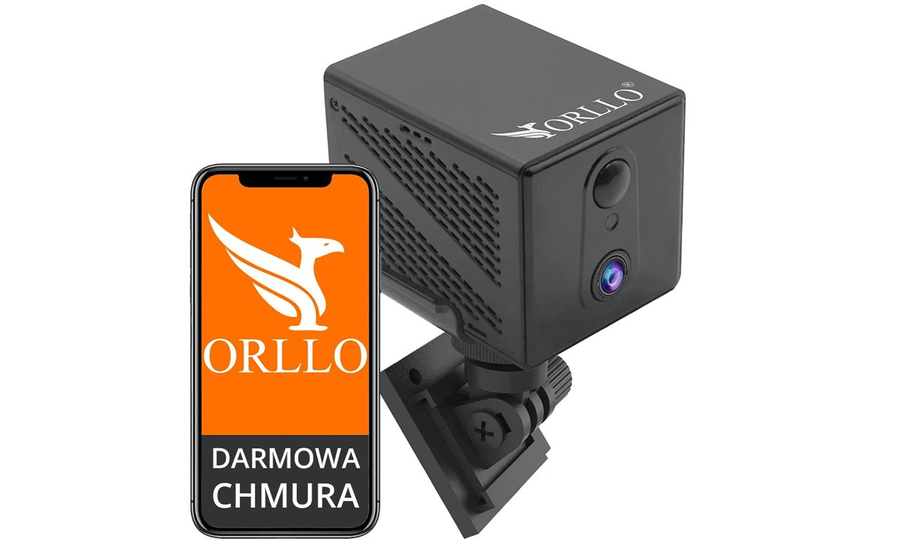 Inteligentna mini kamera ORLLO W8 PRO SIM 4G LTE - Widok ogólny