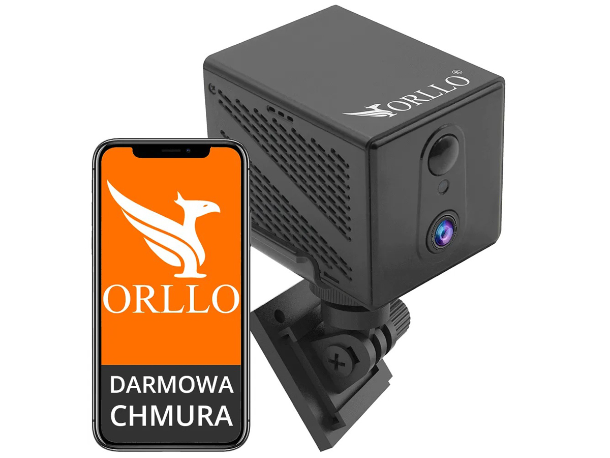 Inteligentna mini kamera ORLLO W8 PRO SIM 4G LTE - Widok ogólny