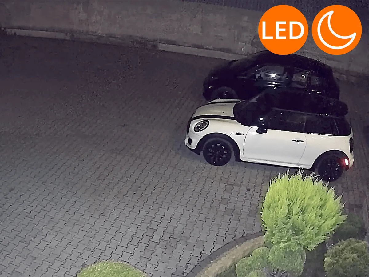 Inteligentna kamera zewnętrzna obrotowa ORLLO Z12 - Tryb nocny i powiadomienia alarmowe