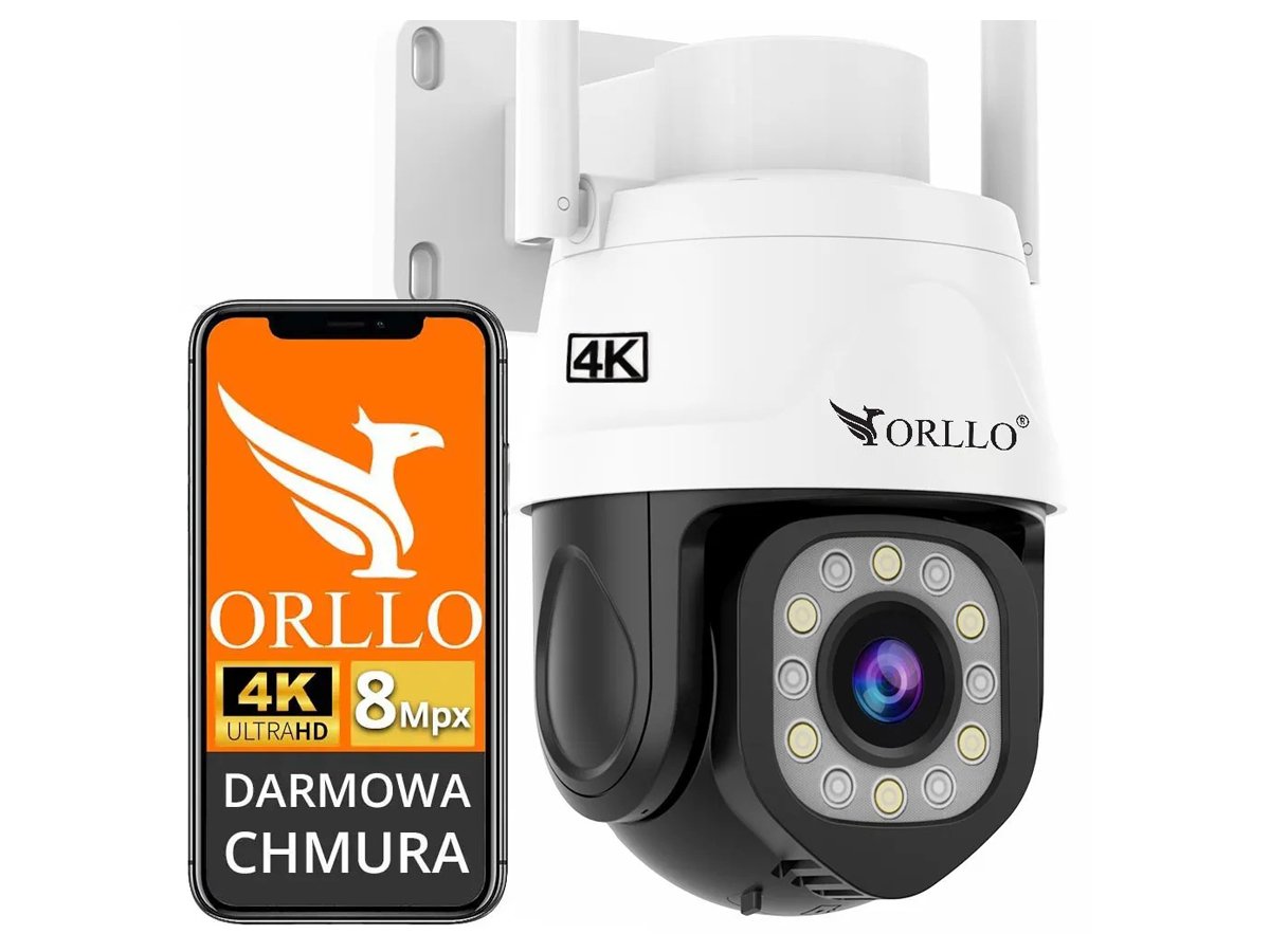 Inteligentna kamera zewnętrzna obrotowa ORLLO Z17 PRO SIM 4G LTE - Widok ogólny