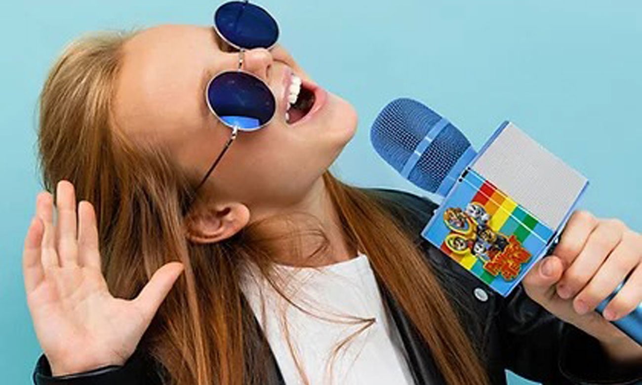 Mikrofon karaoke OTL PAW Patrol Niebieski - Długi czas pracy na akumulatorze