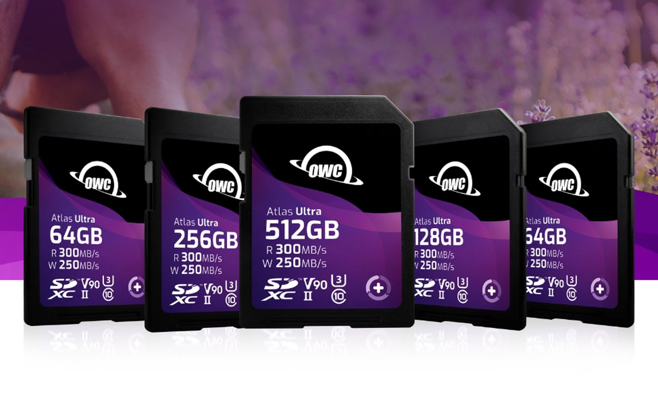 OWC 512GB SDXC Atlas S Ultra UHS-II (V90)