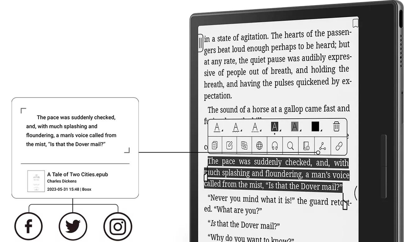 Onyx Boox Page udostępnij w mediach