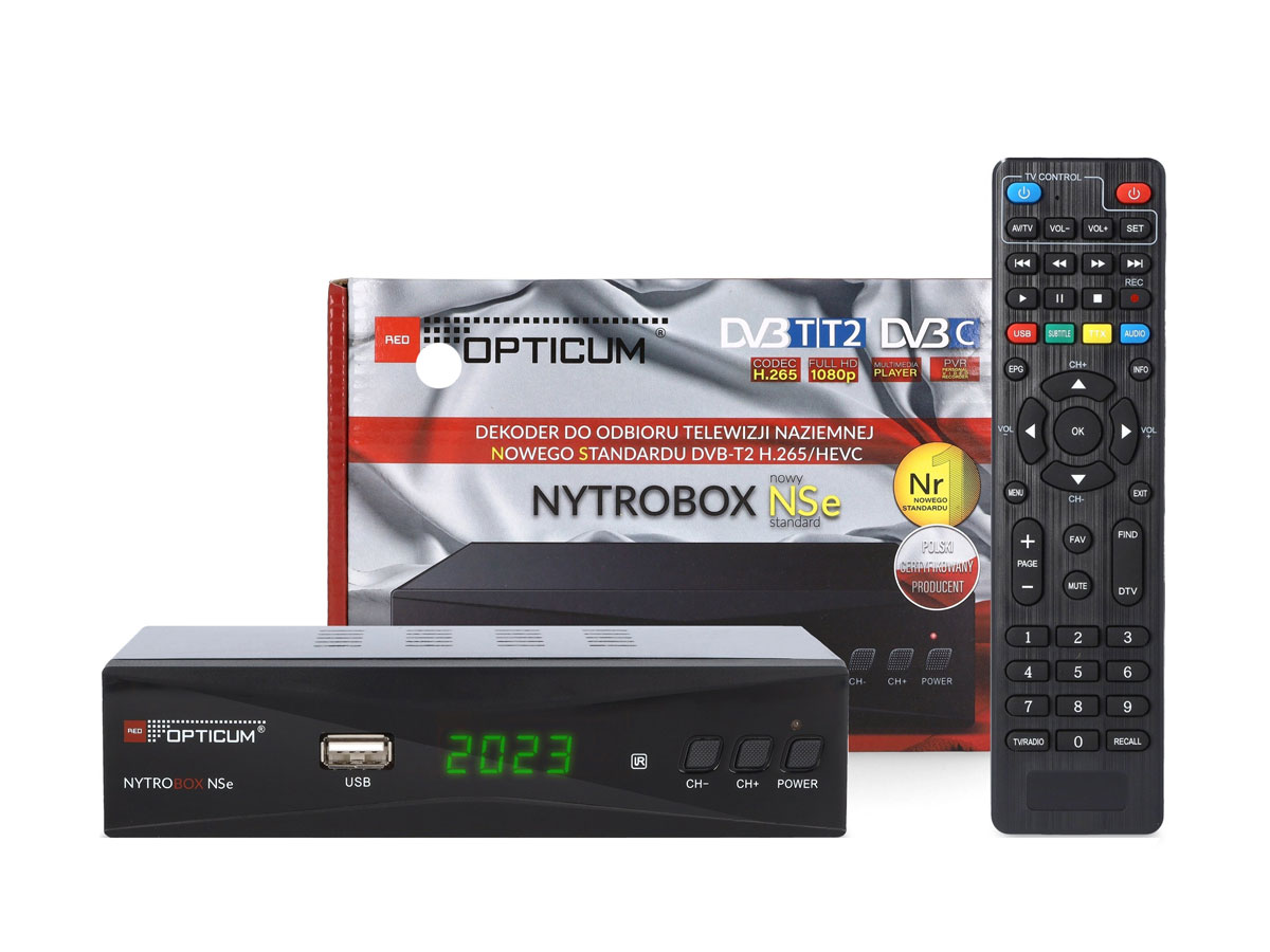 OPTICUM Nytrobox H.265 DVB-T2