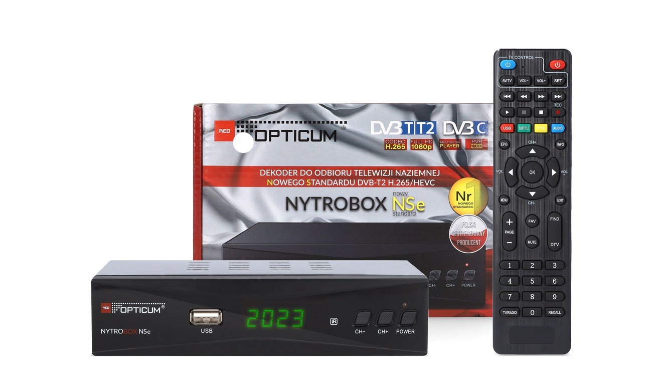 OPTICUM Nytrobox H.265 DVB-T2