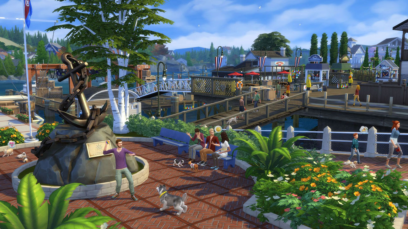 The Sims 4 Psy i koty Brindleton Bay