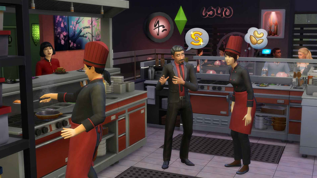 The Sims™ 4 Zjedzmy na mieście zarządzaj swoją restauracją