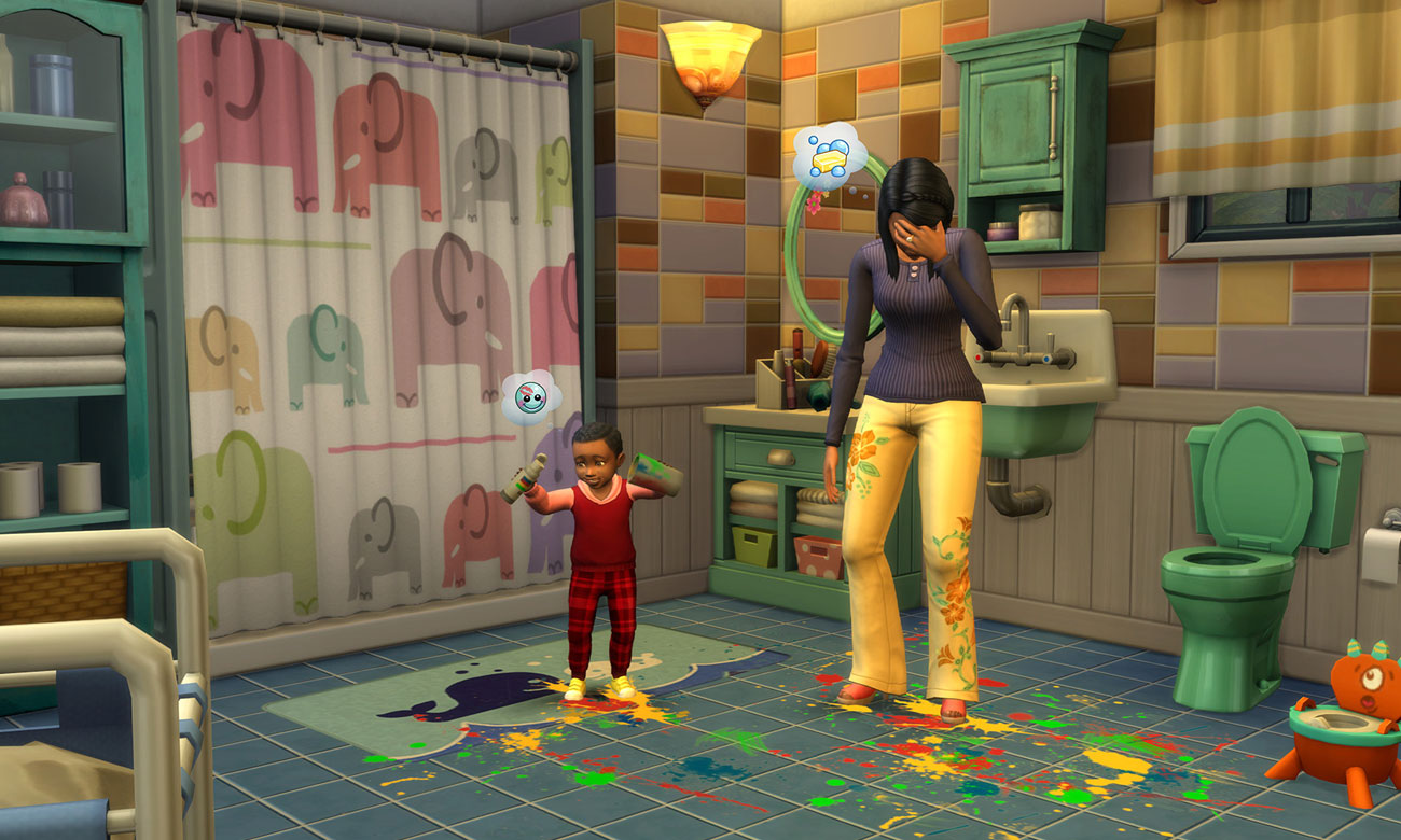 The Sims 4: Parenthood zabawa