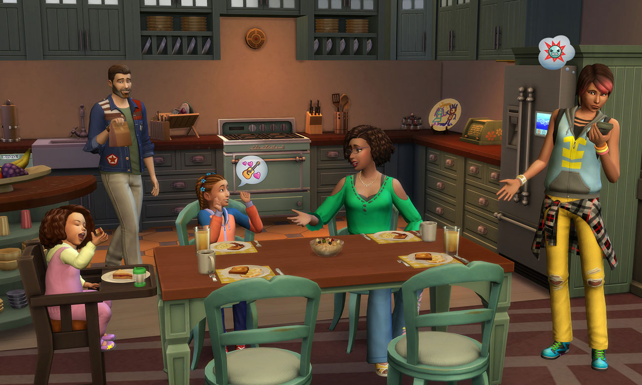 The Sims 4: Parenthood rodzina