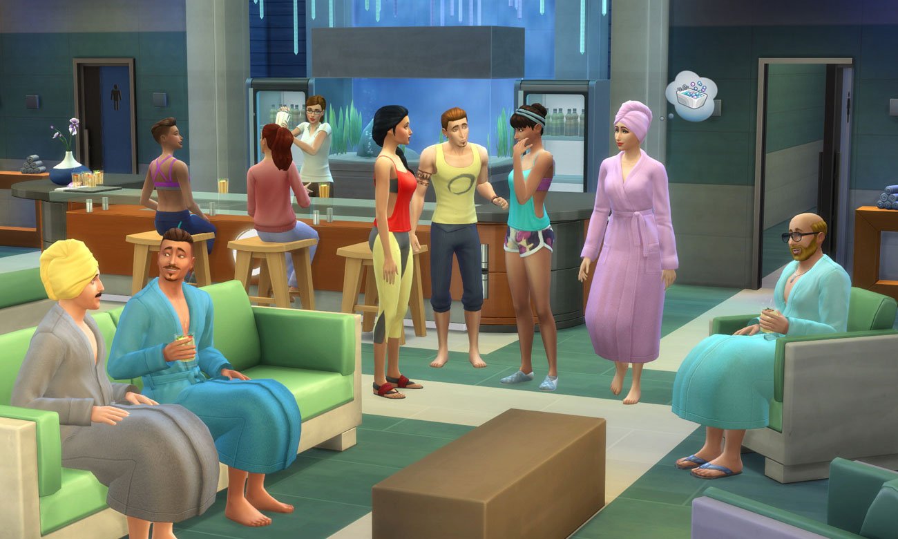 The Sims 4: Spa Day gra