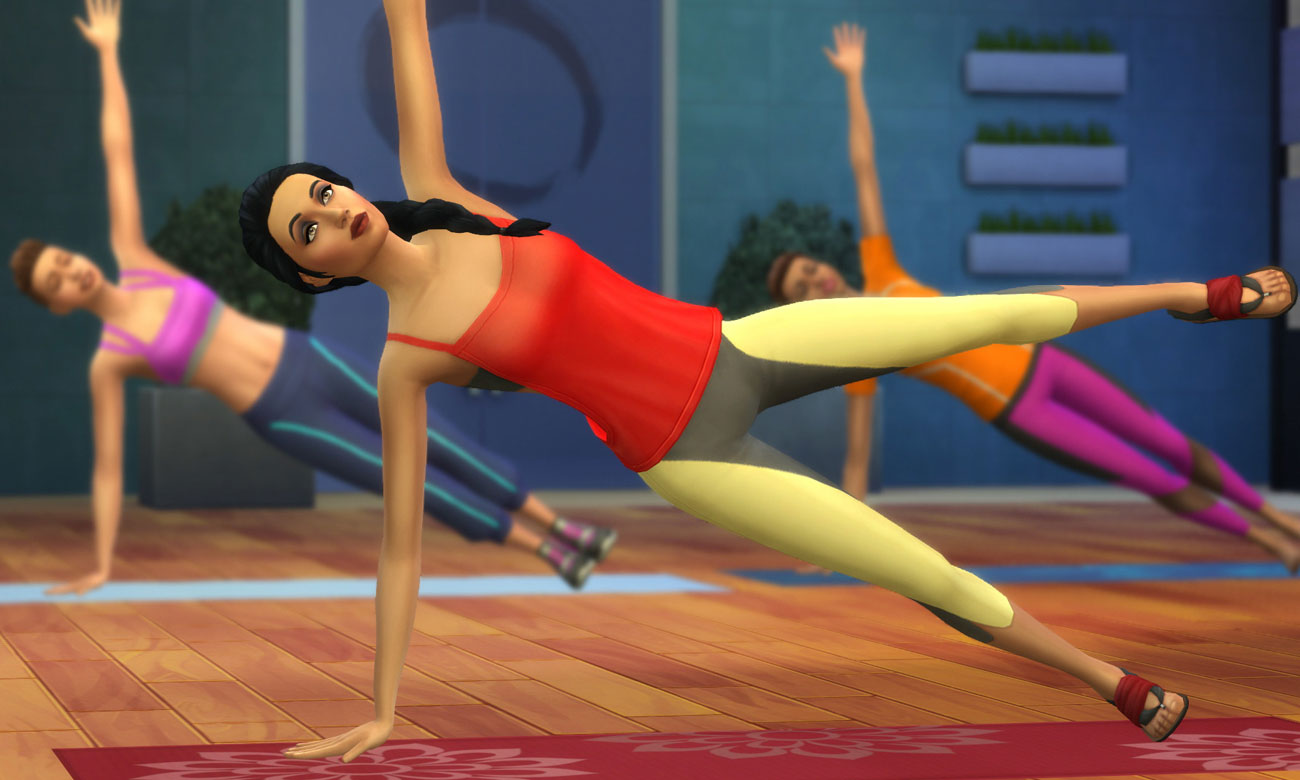 The Sims 4: Spa Day yoga