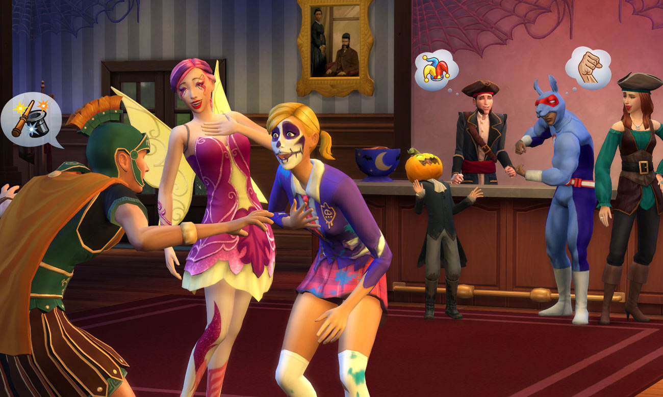 The Sims 4: Spooky Stuff przyjęcie