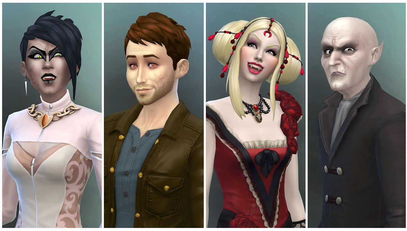 The Sims 4: Vampires stroje
