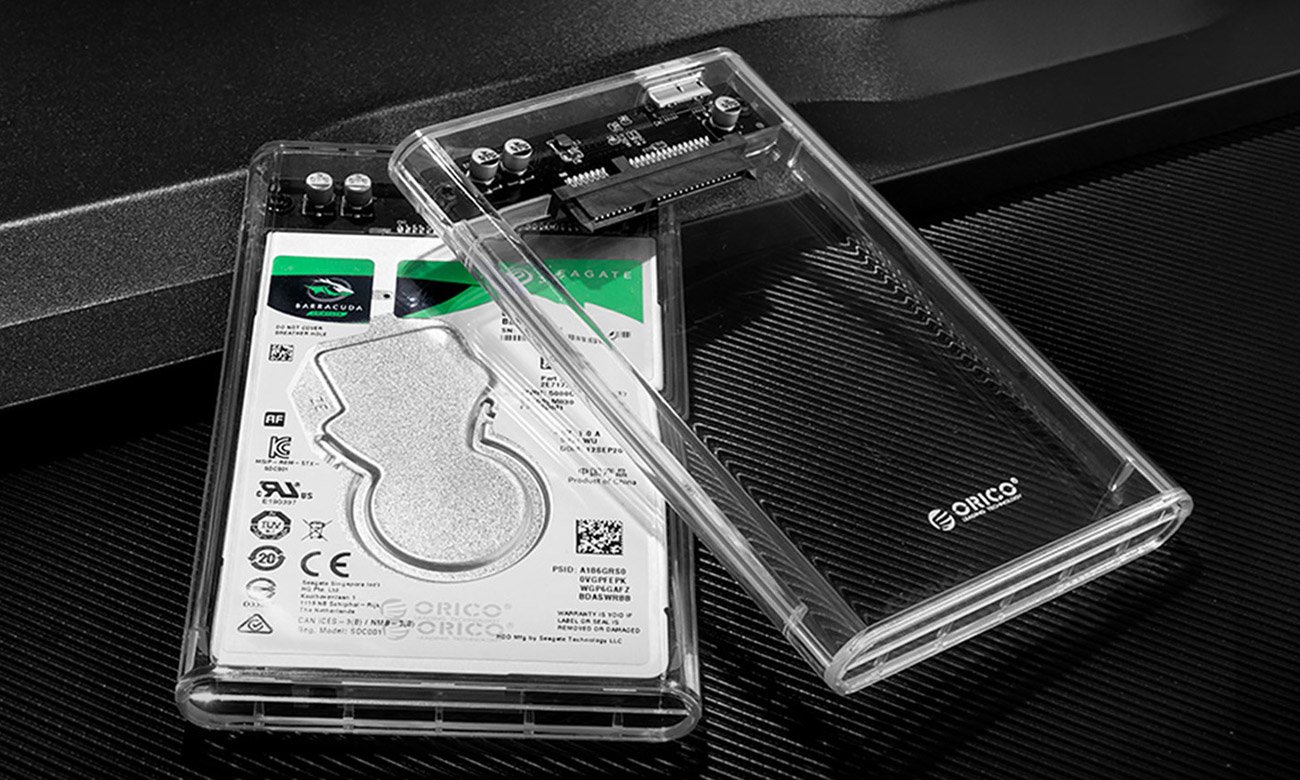 Obudowa dysku Orico SATA 2,5'' USB 3.1 5 Gbps - Błyskawiczny transfer z USB 3.0