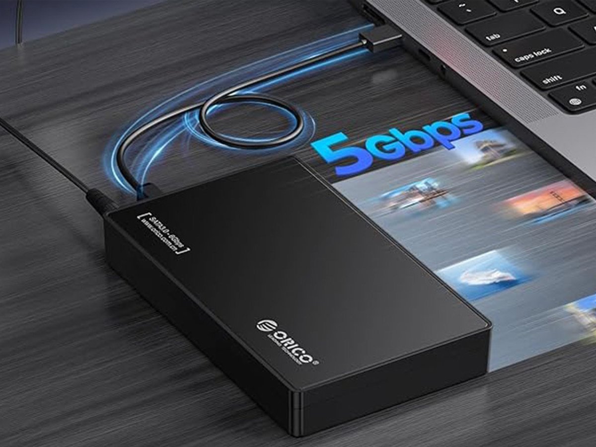 Obudowa dysku SATA 3,5'' USB 5 Gbps Orico 3588US3-V1-EU-BK-BP- - Grafika lifestyle