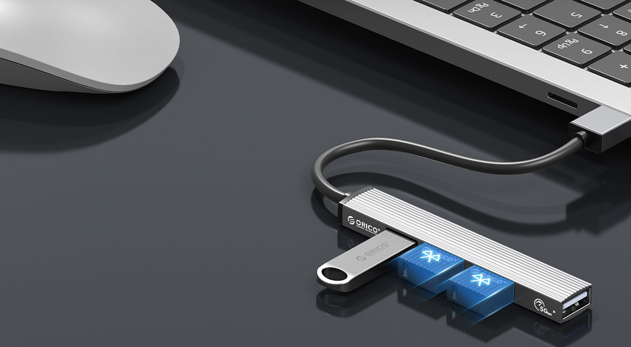 Orico hub USB AH-A13-GY-BP