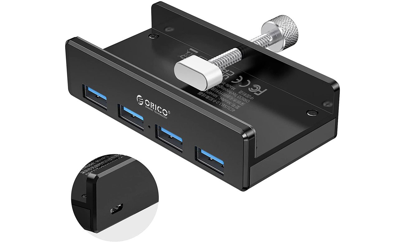 Orico Hub USB-A - 4 Ports 5 Gb/s (für den Schreibtisch)