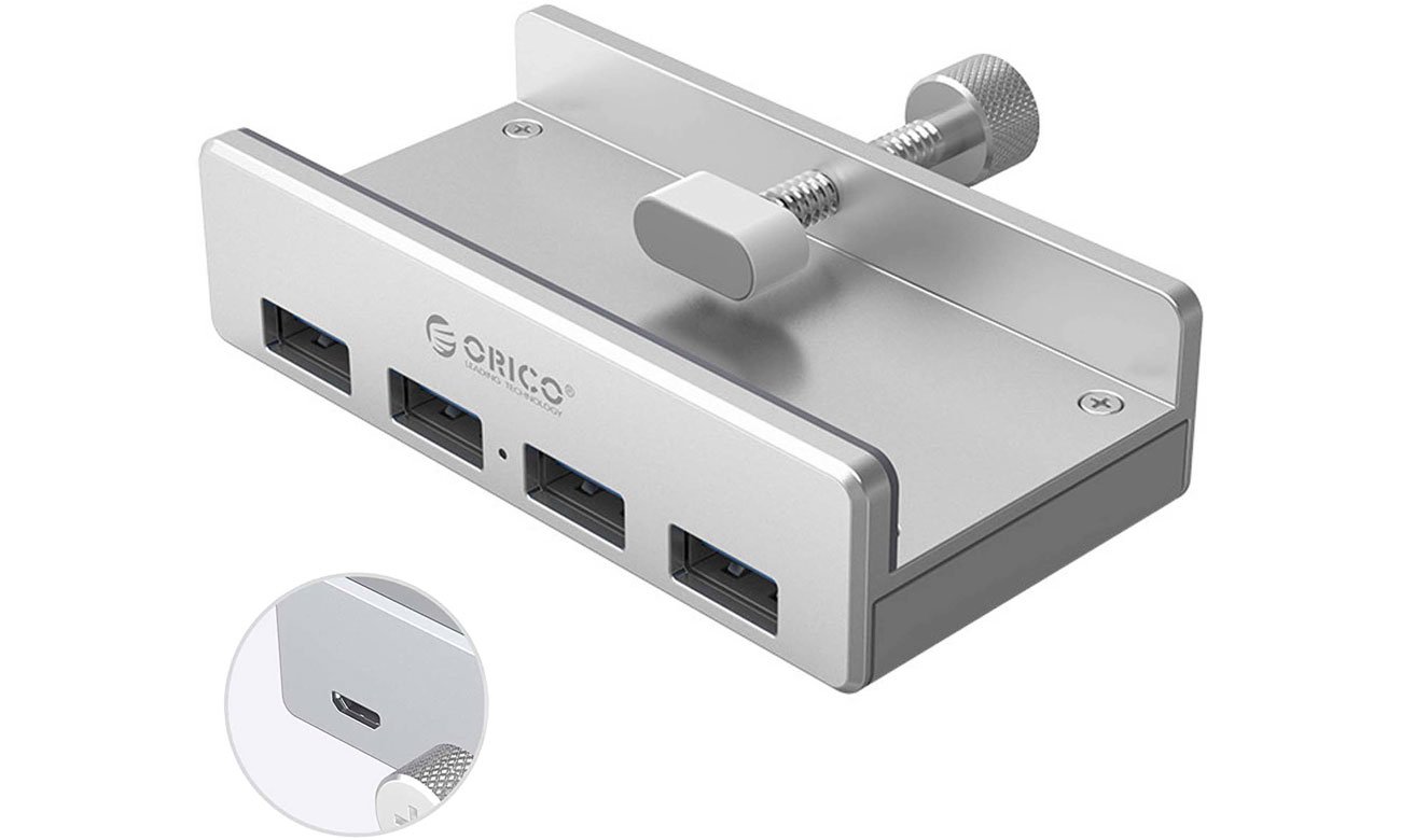 Orico Hub USB-A - 4 Ports 5 Gb/s (für den Schreibtisch)