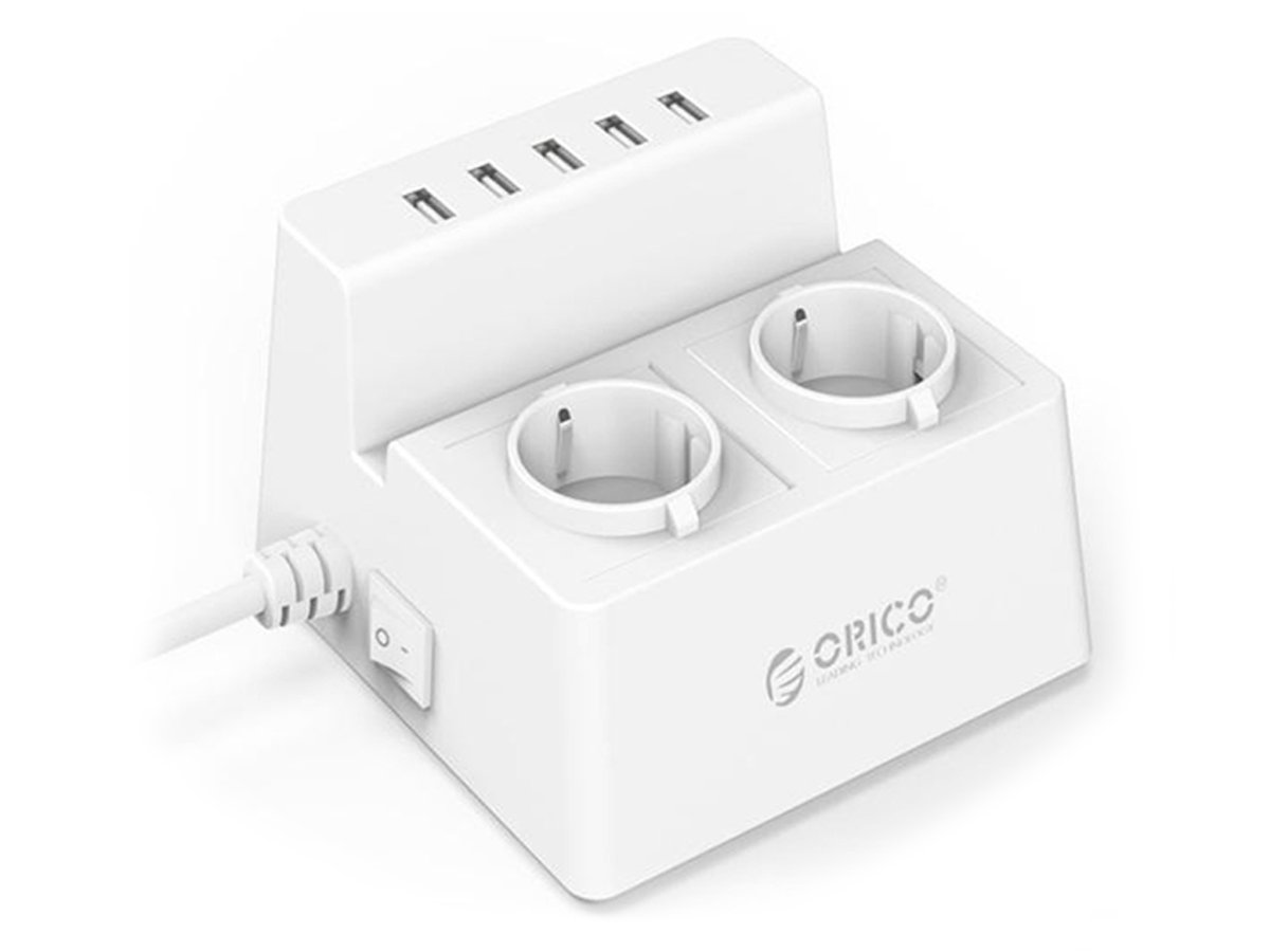 Listwa zasilająca Orico 5x USB-A 2,5A 2500W