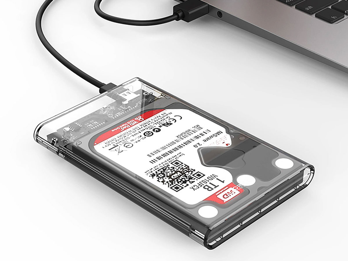 Orico SATA 2,5'' HDD/SSD USB-C 5Gb/s - przezroczysta