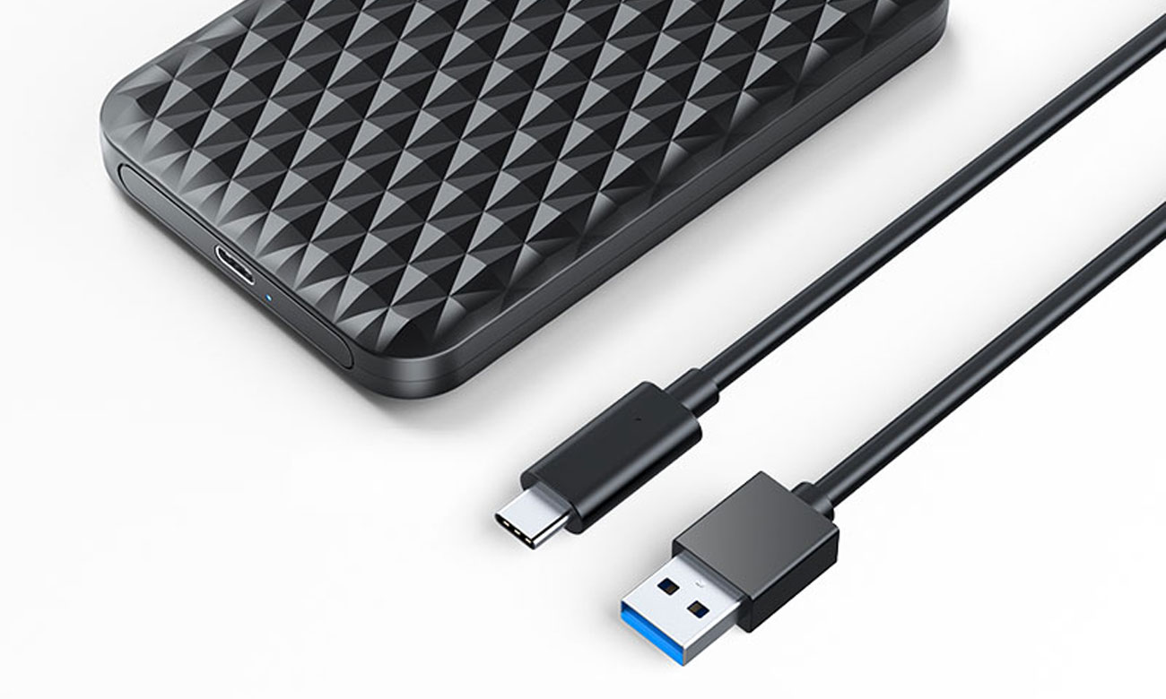 Orico SATA 2,5'' HDD/SSD USB-C 5Gb/s - czarna