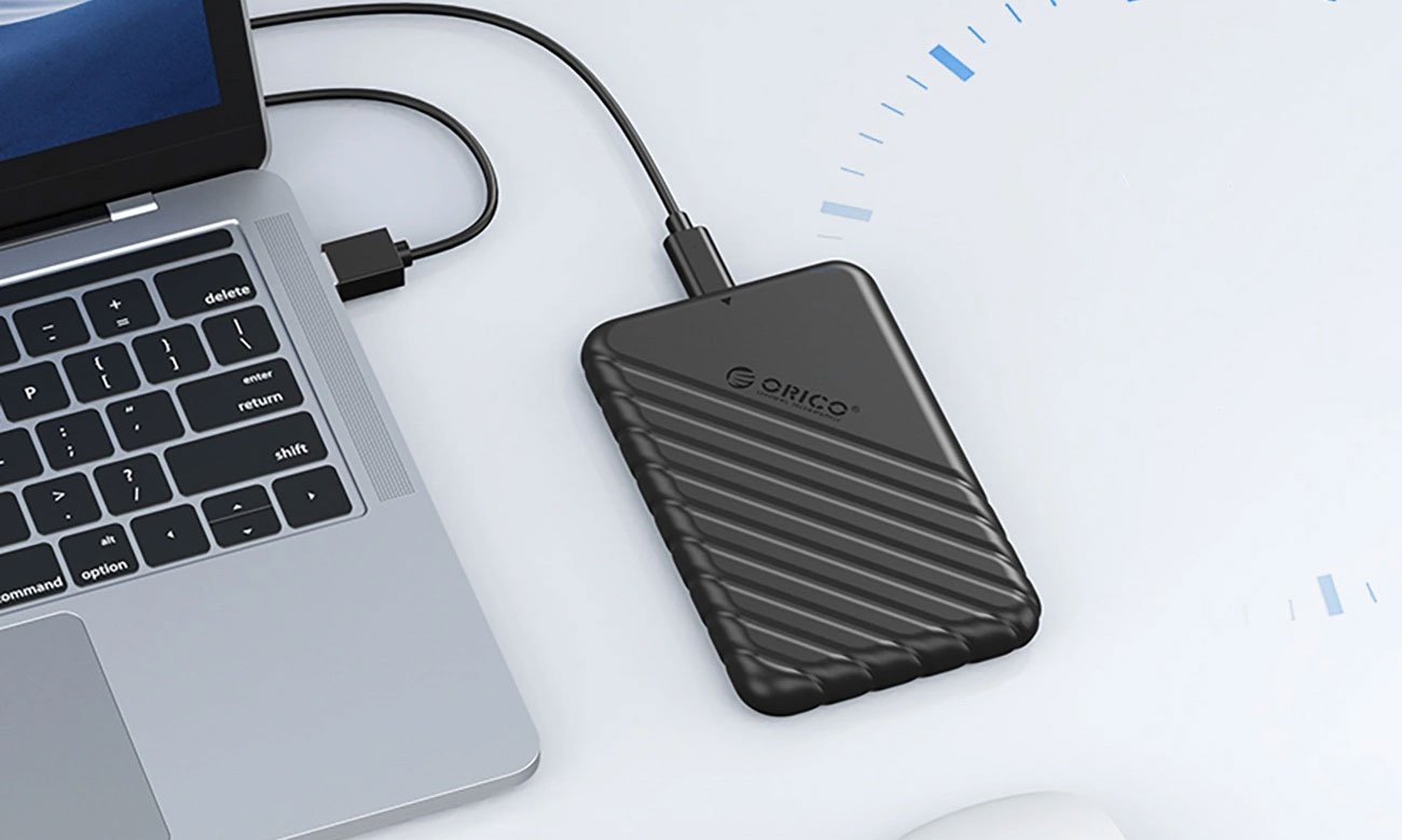 Orico SATA 2,5'' HDD/SSD USB3.0 Micro-B 5Gb/s - czarna