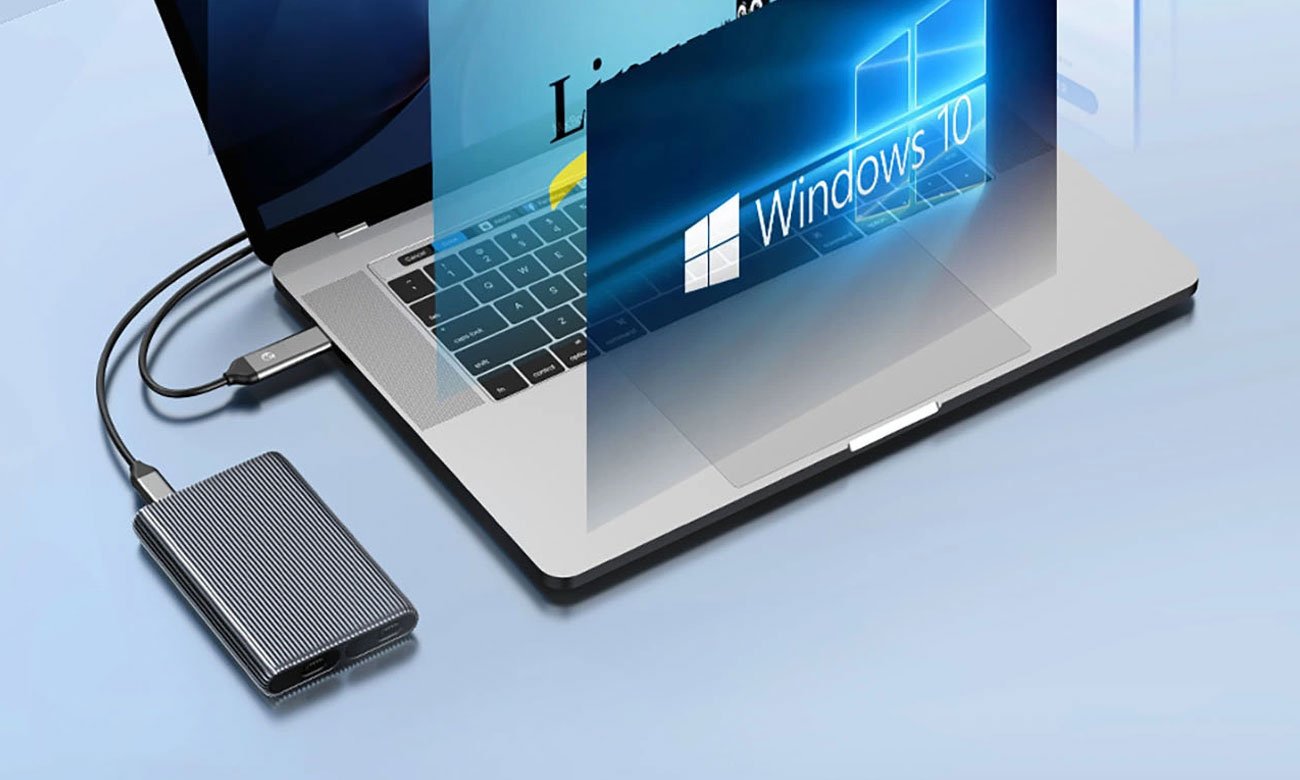 Orico obudowa na dwa dyski M.2 SATA+NVME USB-C 3.2 6Gb/s / 10Gb/s