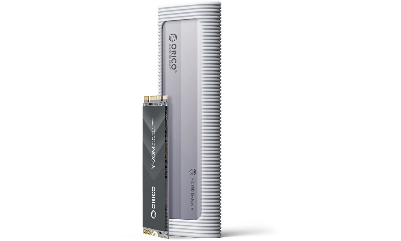 Orico M.2 SATA SSD USB-C 3.2 - szara