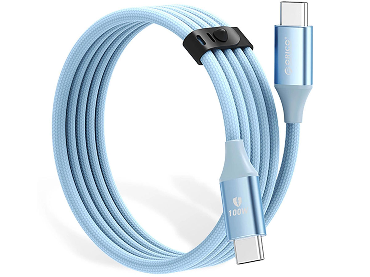 Orico CDX 100W 5A Power Delivery USB-C - USB-C 1m - niebieski
