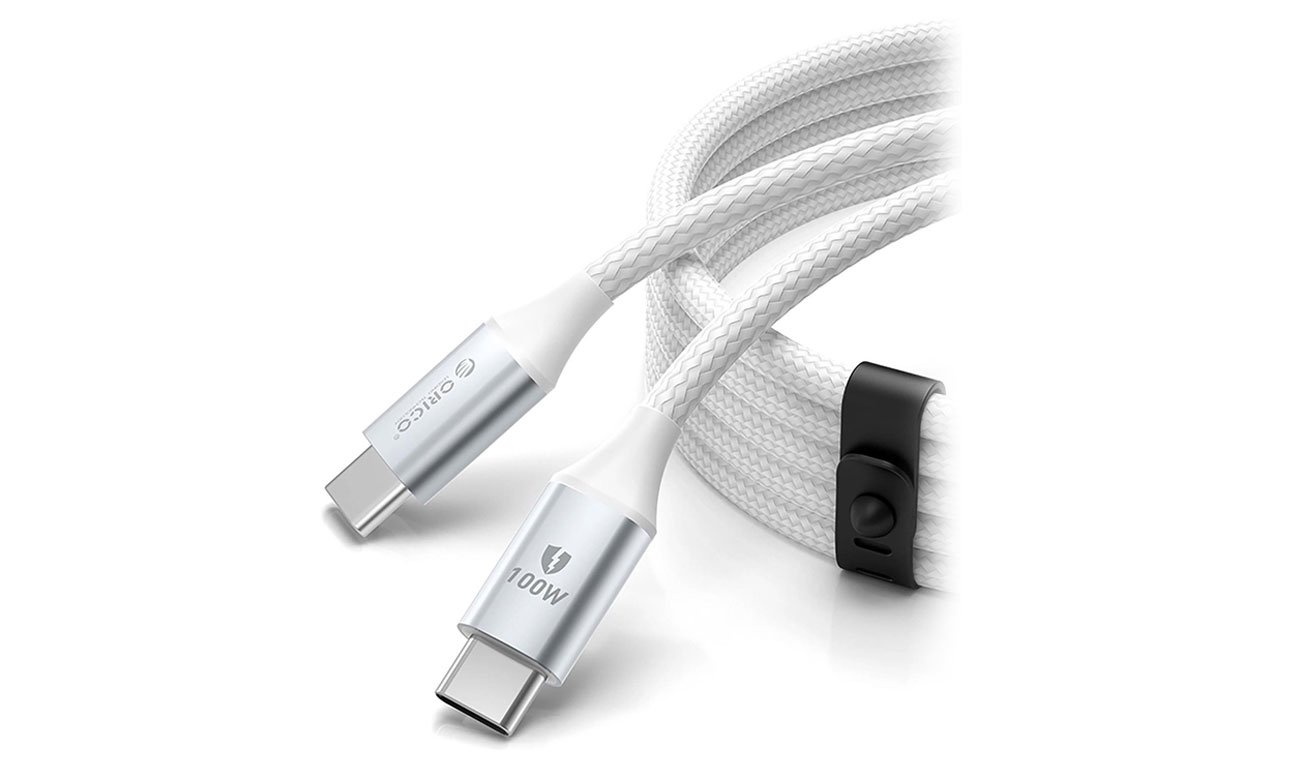 Orico CDX 100W 5A Power Delivery USB-C - USB-C 1m - biały