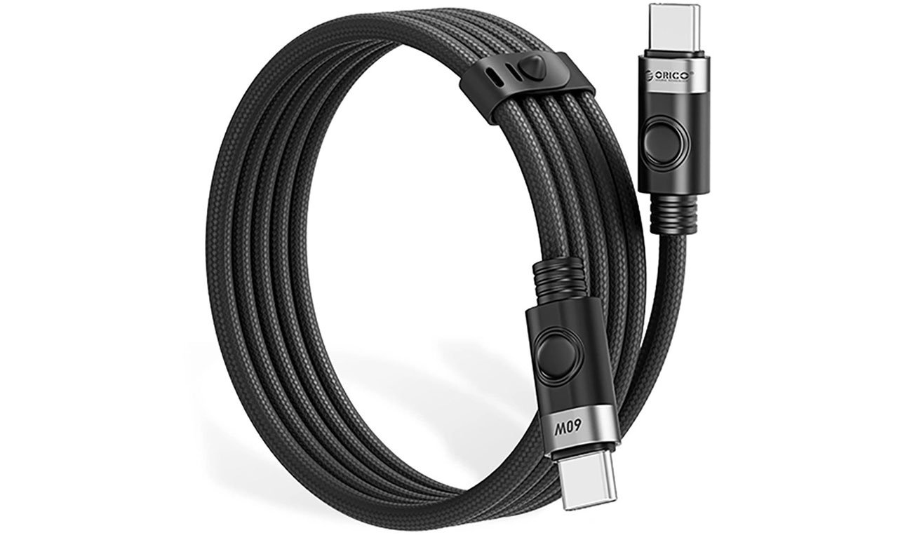 Orico CDX 60W 3A Power Delivery USB-C - USB-C 1m - czarny