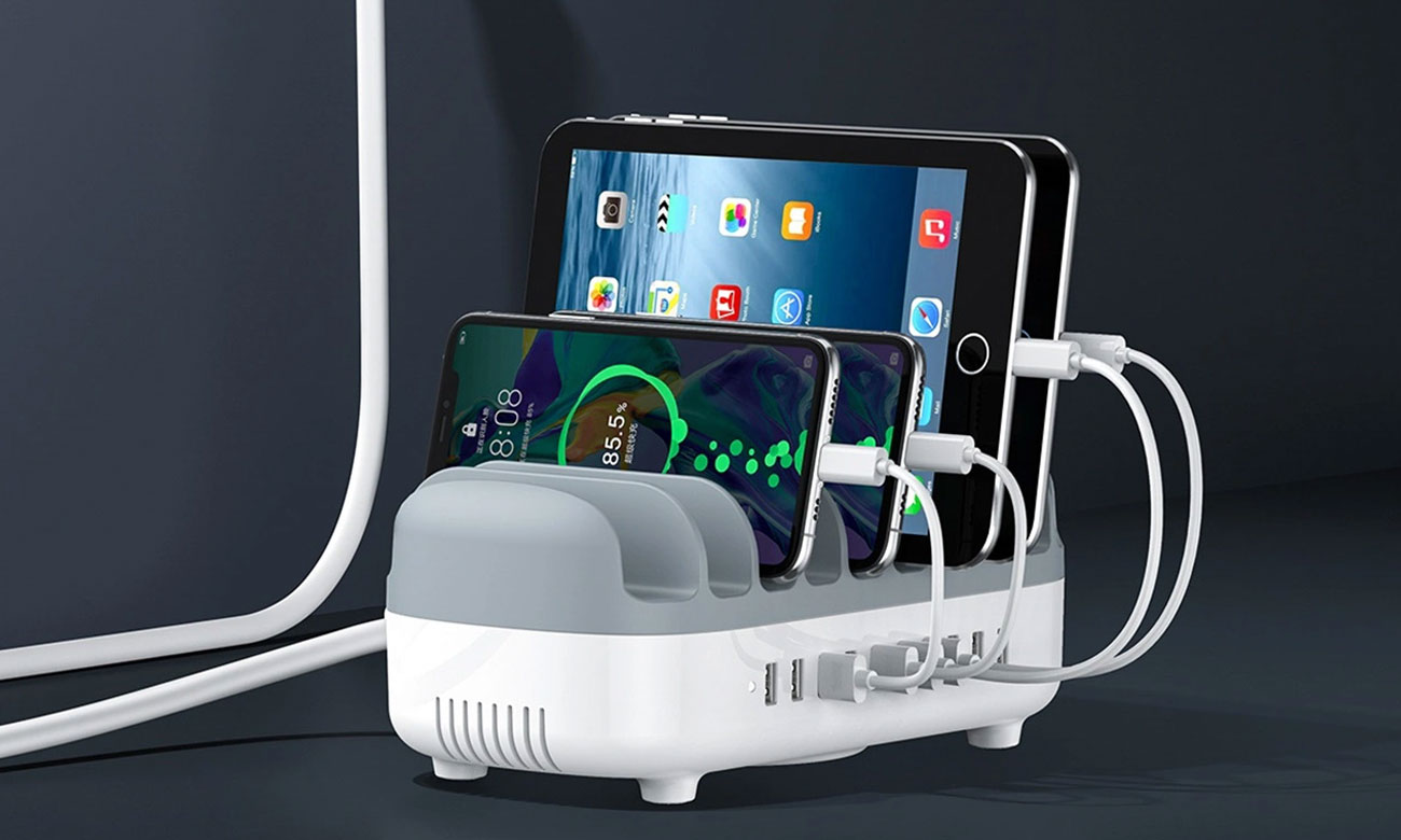 Orico Inteligentna stacja ładowania DUK-10P-V1 10 x USB-A - biała