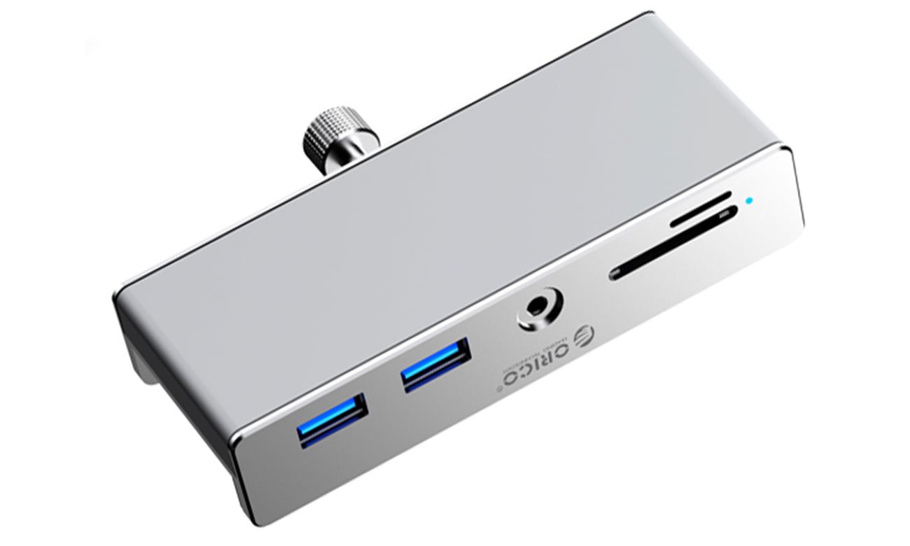 Orico USB-C - 2x USB-A 3.0, SD&TF, 3,5mm Audio