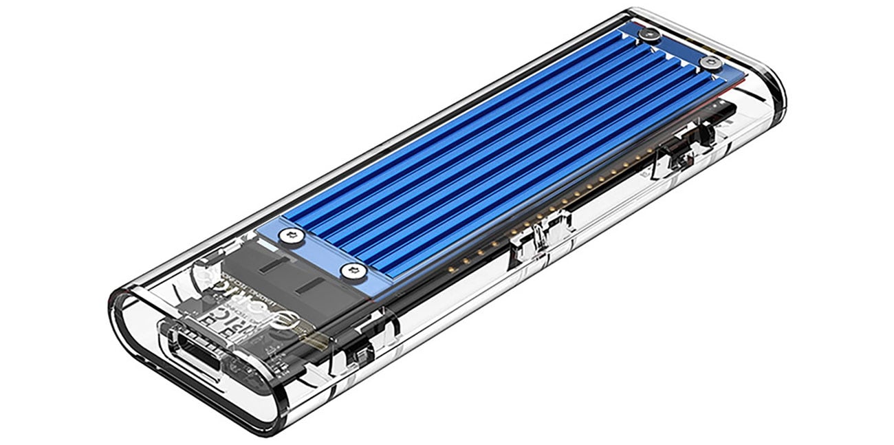 Orico M.2 NVME na USB-C 10Gb/s - niebieska