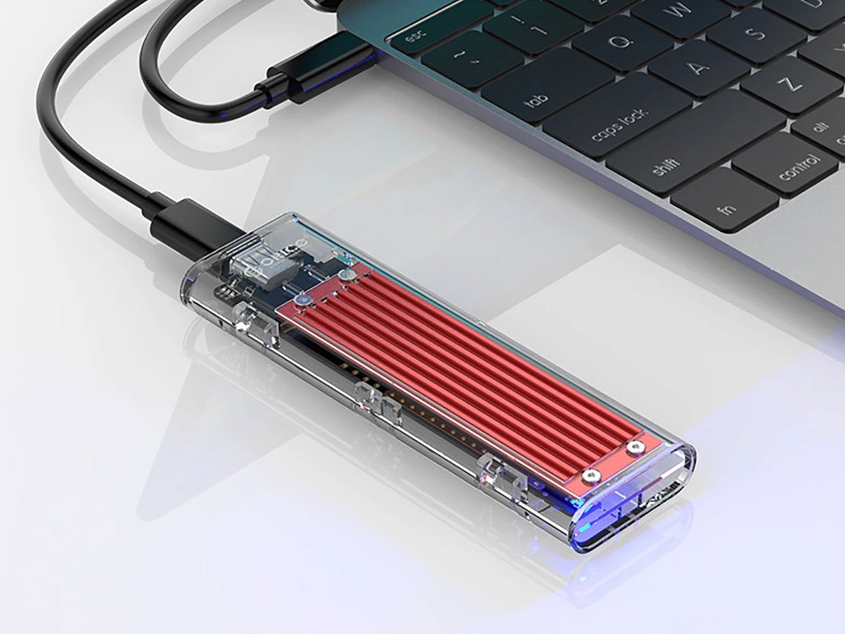 Orico M.2 NVME na USB-C 10Gb/s - czerwona
