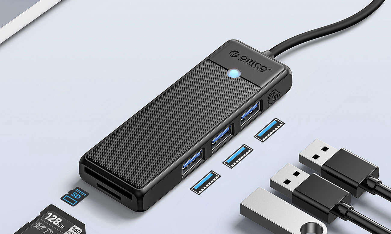 Orico hub USB PAPW3AT-U3-015-BK-EP