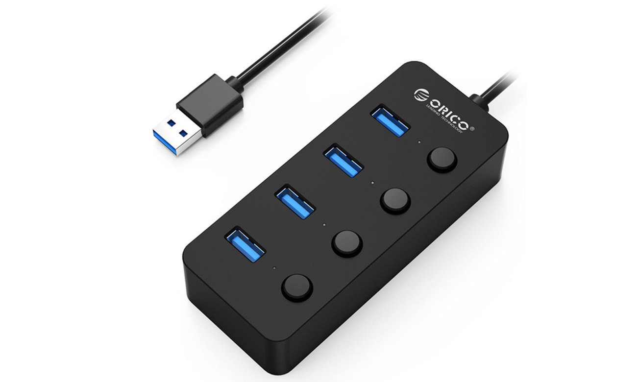 HUB Orico USB 3.1 (4x USB z wyłącznikami)