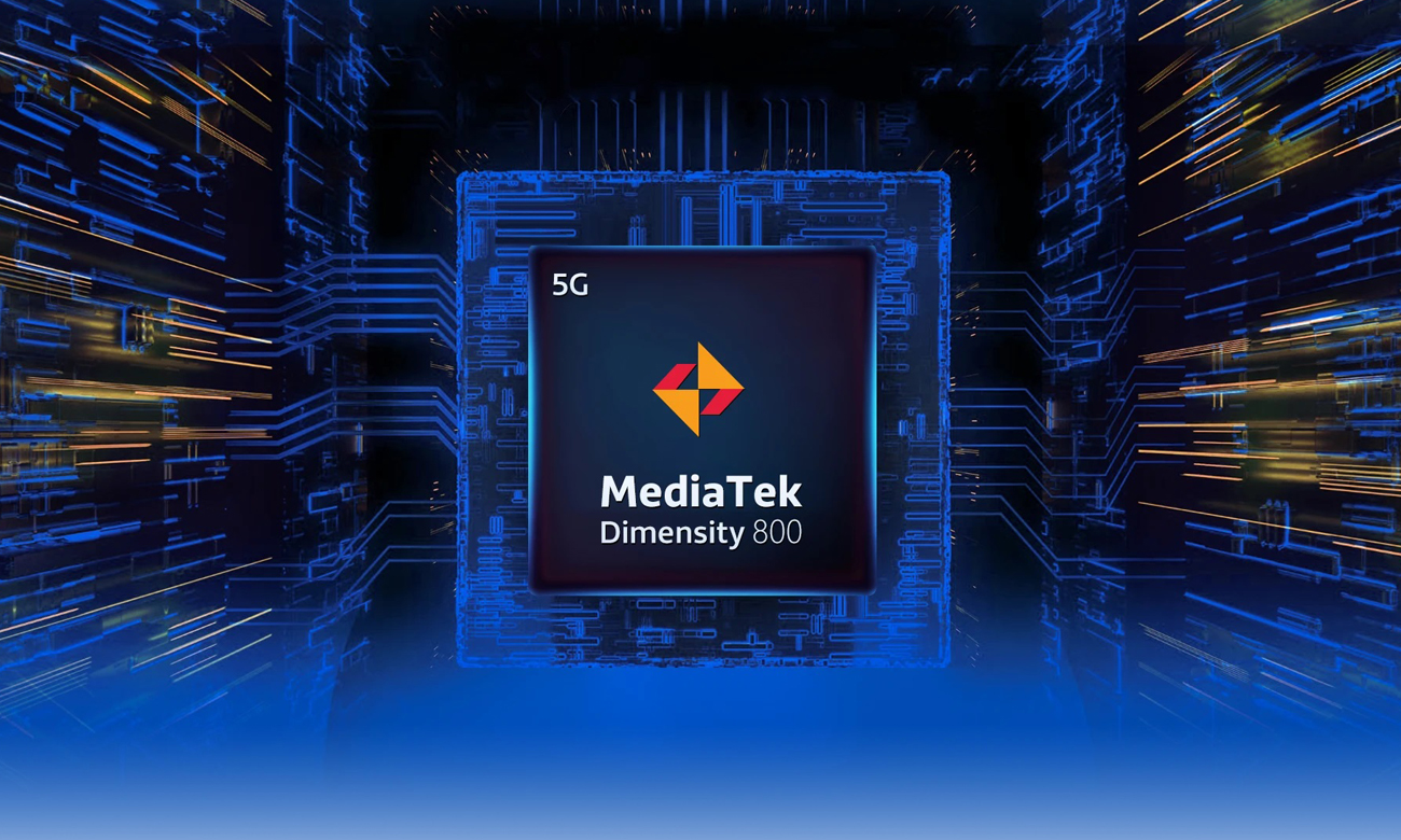 Codziena praca z dużą bateria 8000 mAh i procesorem MediaTek Dimensity 800