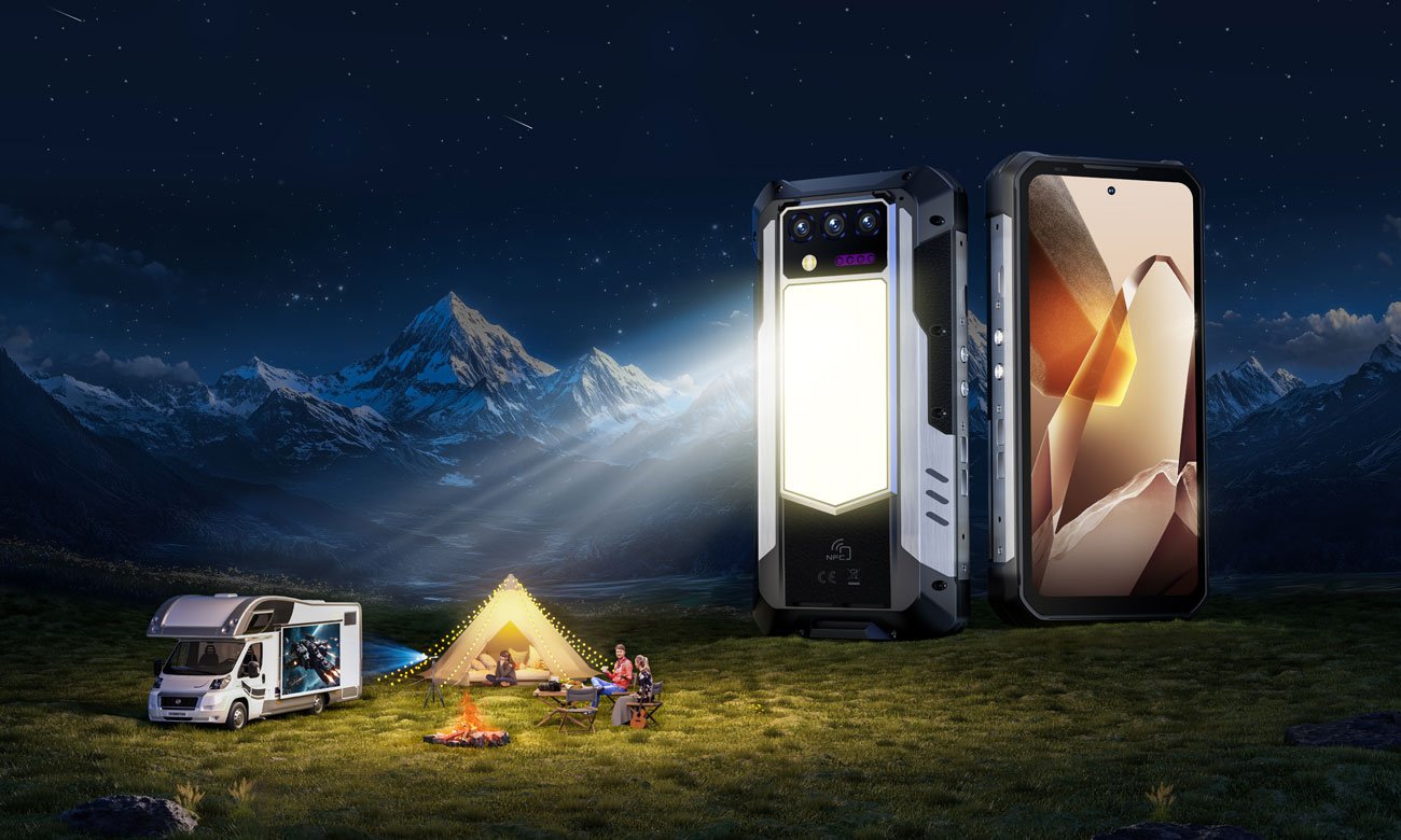Oukitel WP100 Titan ekran oraz latarka