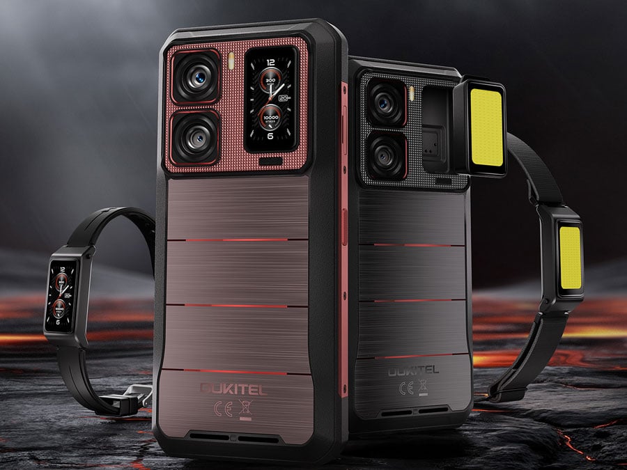 Oukitel WP300 ekran oraz akcesoria