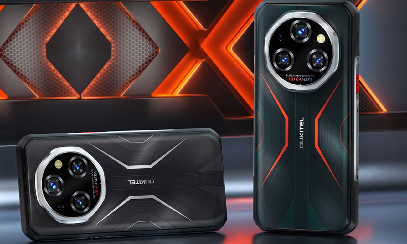 OUKITEL WP55 5G czarny i pomarańczowy